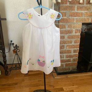 Lil Cactus Infant Girls Embroidered Dress size 6-12 months